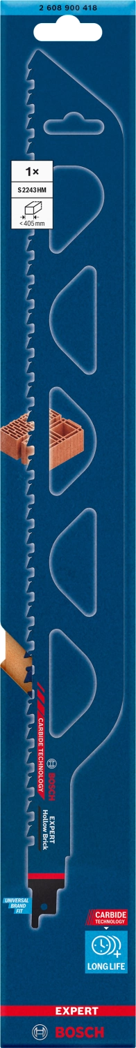 Bosch EXPERT S1543HM Reciprozaagblad - 190mm - Hollow Brick thumbnail 2