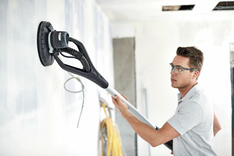 Festool LHS-E 225 EQ-CB Langnek Schuurmachine - Detailed view of the product