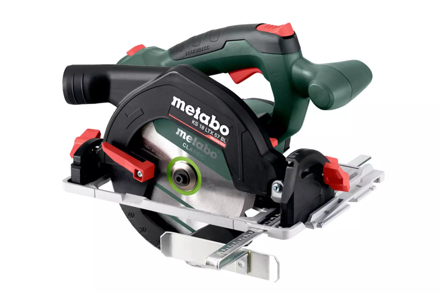 Metabo KS 18 LTX 57 BL 18V Li-ion Accu Cirkelzaag Body In MetaBox - 165mm thumbnail 2