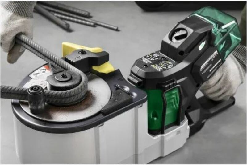 HiKOKI VB3616DAWGZ 36V Li-ion Accu Betonijzer Buig- En Knipmachine (2x 2,5/5.0Ah Accu) Set In PVC Koffer - Detailed view of the product