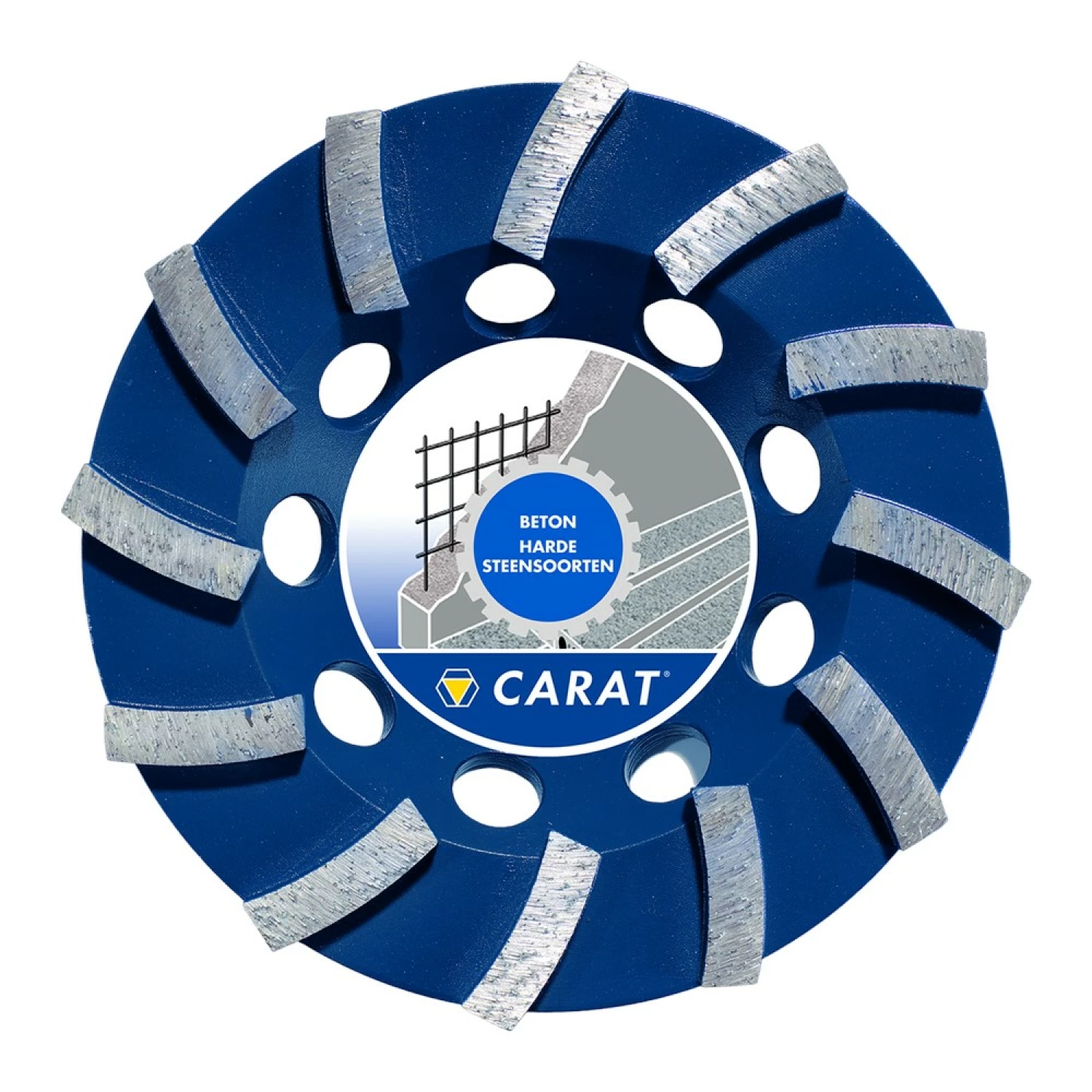 Carat CUDG125300 DG Standard Komschijf - 125 X 22,23 X 6mm - Beton