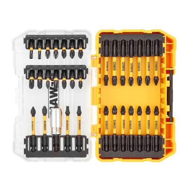 DeWALT DT70746T-QZ 34-delige Bitset In Cassette - PH/PZ/TX - Detailed view of the product