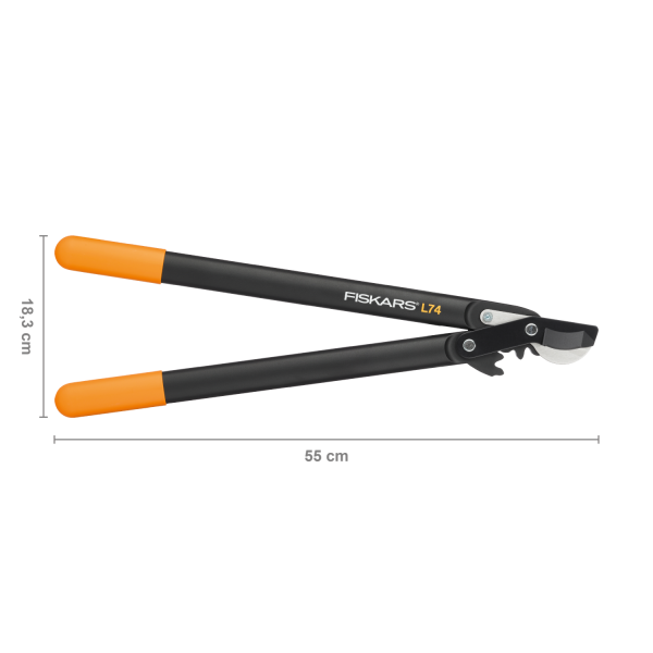 Fiskars L74 PowerGear II Bypass Takkenschaar - Detailed view of the product