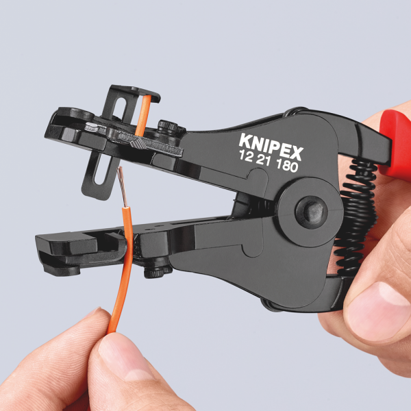 Knipex 1221180 Automatische Afstriptang - 180mm - Detailed view of the product
