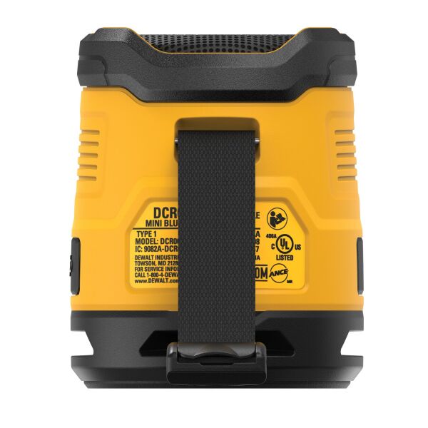 DeWALT DCR009-XJ Bluetooth Speaker USB-C - IP67 - Detailed view of the product