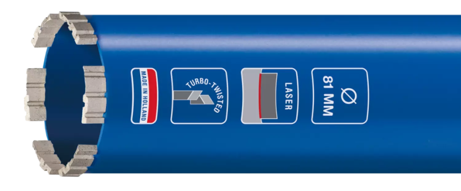 Carat EM05140050 Diamantboor Voor Natboren - 51 X 400mm - M30 - Beton
