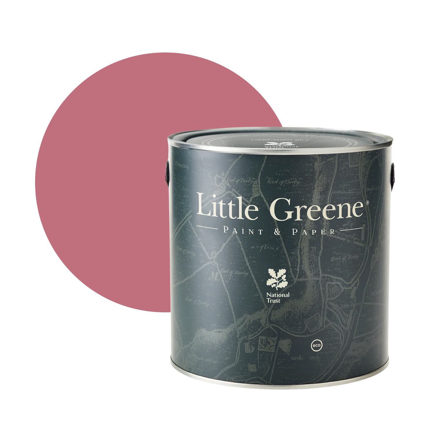 Little Greene Intelligent Eggshell - Carmine No. 189 - 1L