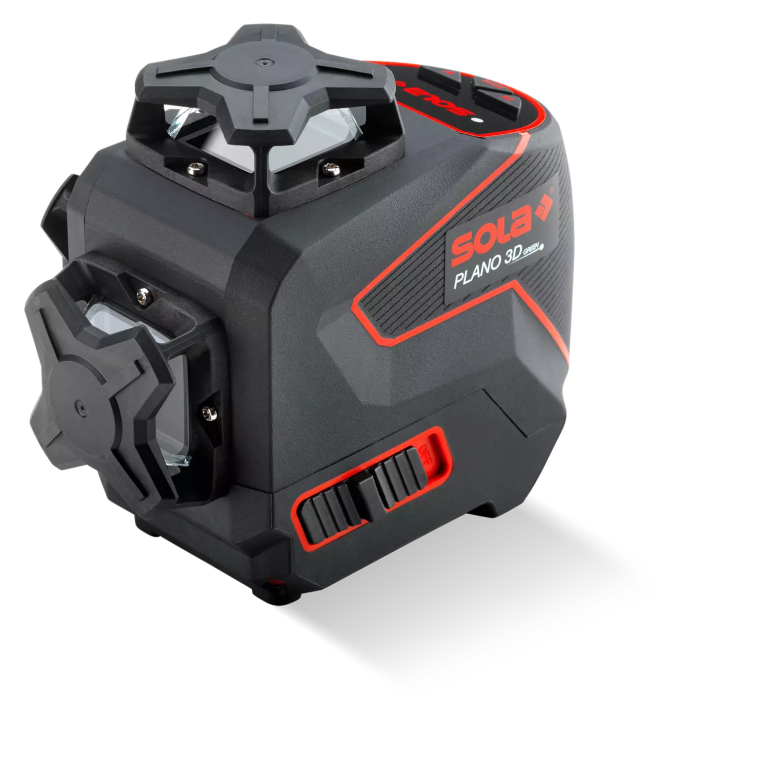 Sola PLANO 3D Green RCB Set 360° Kruislijnlaser In Koffer - 3 Lijnen - Groen - 30m - IP54 thumbnail 2