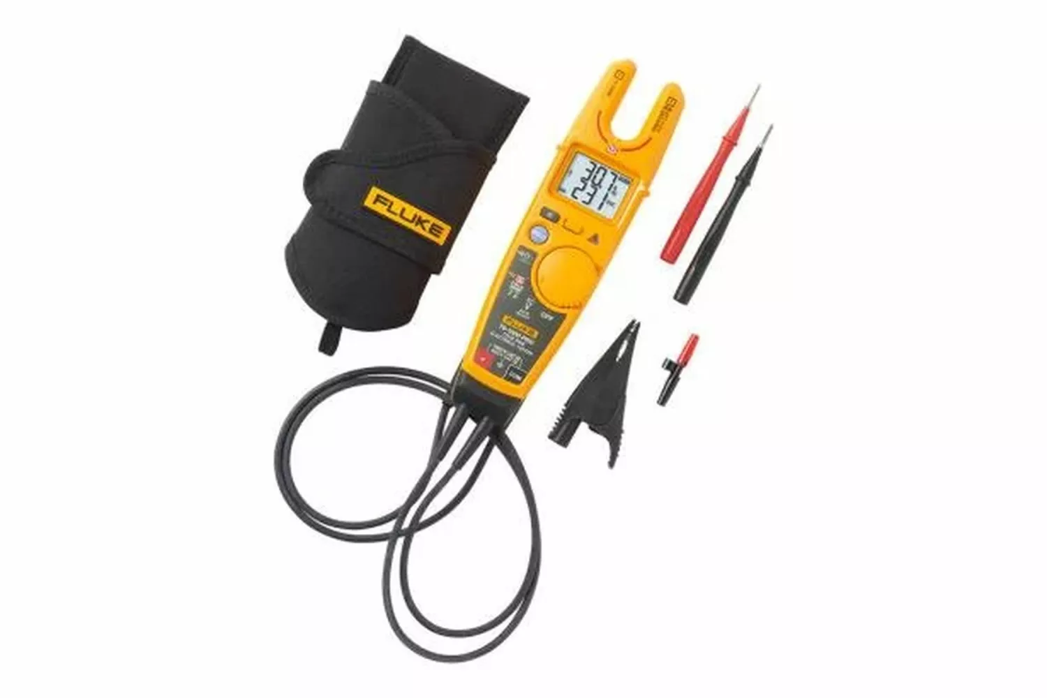 Fluke T6-1000 PRO Digital TRUE-RMS Spannings- Doorbel- En Stroomtester - FieldSense-technologie - AC/DC 1000V&AC 200A - Incl. Holster