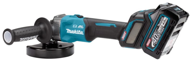 Makita GA023GM201 XGT 40V Max Li-Ion Accu Haakse Slijper Set (2x 4,0Ah) In Mbox - 125mm - Koolborstelloos - Detailed view of the product