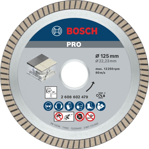 Bosch 061599766Z Diamantschijven - Tegels - 125mm (2 Stuks) - Detailed view of the product