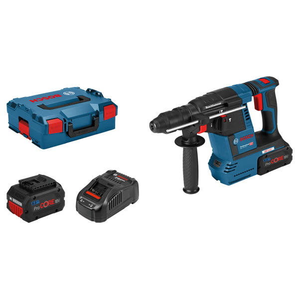 Bosch GBH 18V-26 F 18V Li-Ion Accu SDS-plus Combihamer Set (2x 8.0 ProCORE Accu) In L-Boxx - 2,6J - Koolborstelloos - Detailed view of the product