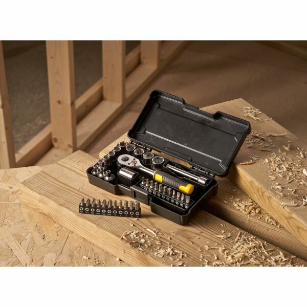 Stanley STMT82672-0 37-delige Dopsleutelset Compact - 1/4" - Detailed view of the product