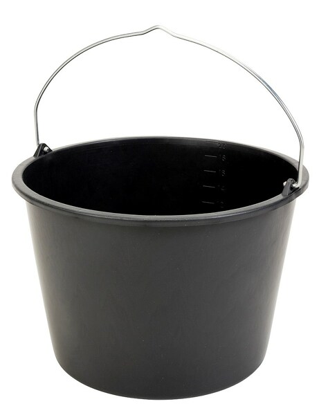 Gripline EMM00200-0001 Durable Bouwemmer - 20L - Zwart