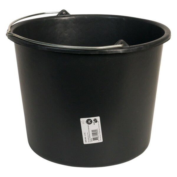 Gripline EMM00200-0001 Durable Bouwemmer - 20L - Zwart - Detailed view of the product