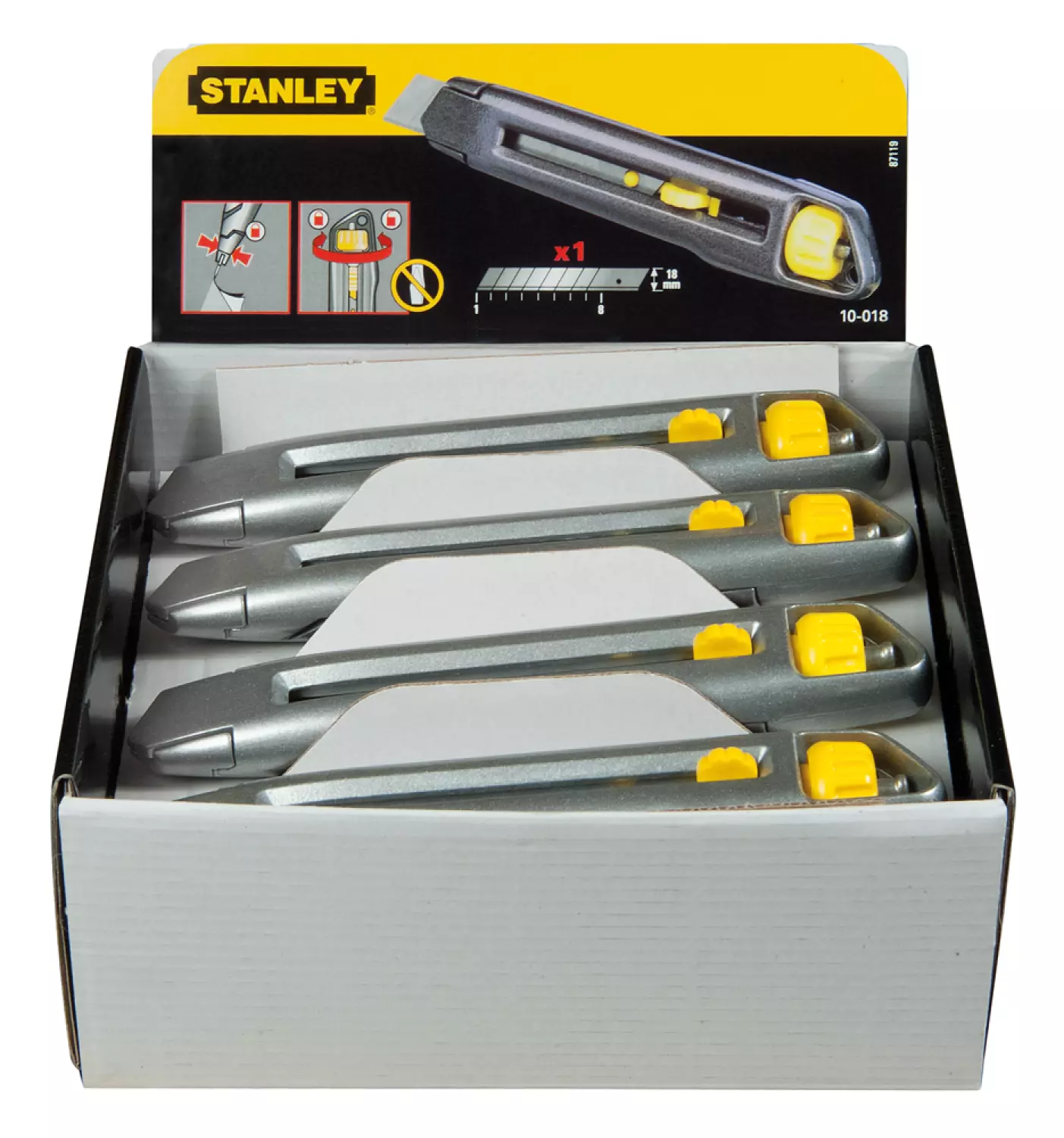 Stanley 1-10-018 Metalen Afbreekmes Met Interlock - 18mm thumbnail 3