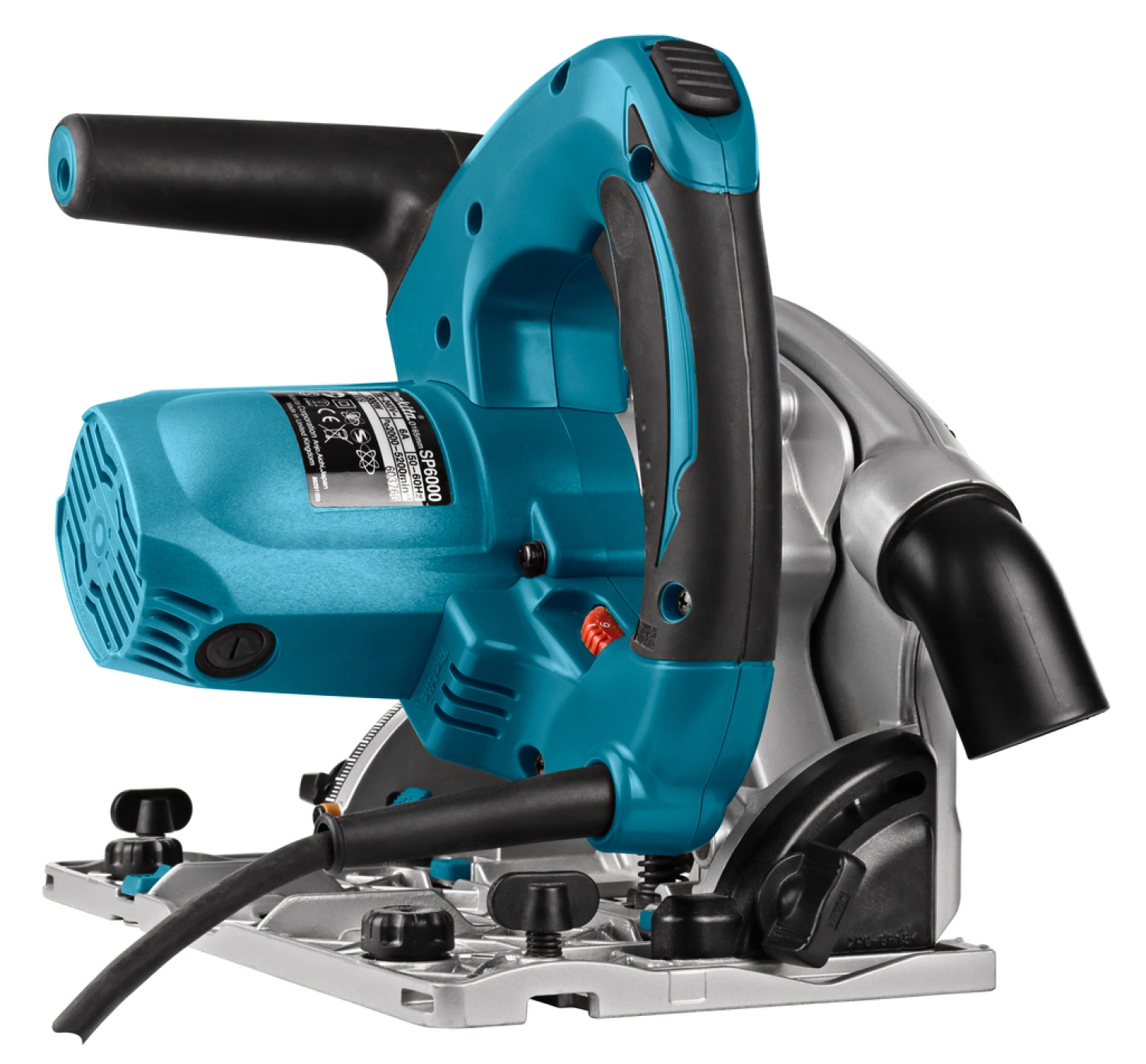 Makita SP6000J1 Invalzaag Incl. Geleiderail In Mbox - 1300W - 165mm thumbnail 4