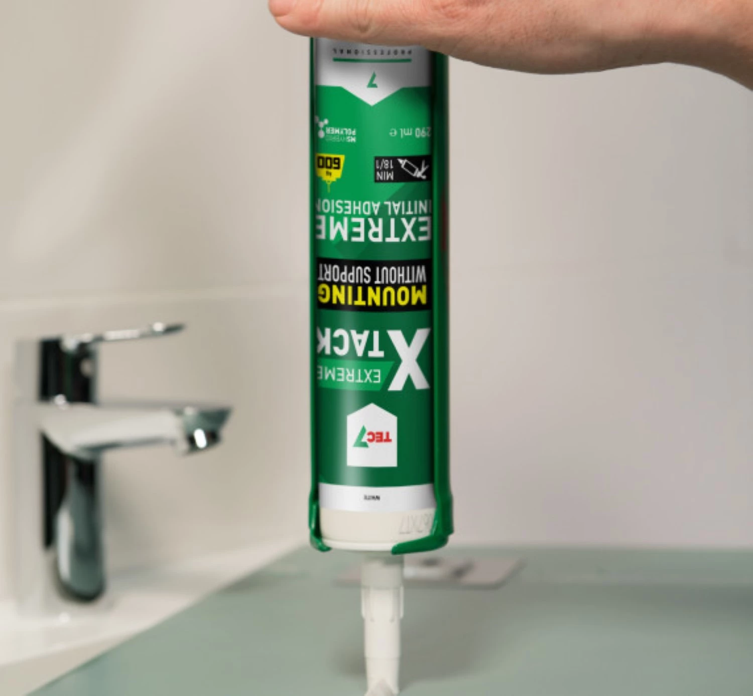 TEC7 X-Tack Montagekit - Grijs - Koker - 290ml thumbnail 4