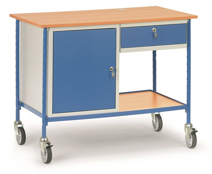 Fetra 5866 Verrijdbare Werktafel - Tbv Laadvlak 1120 X 650 Mm