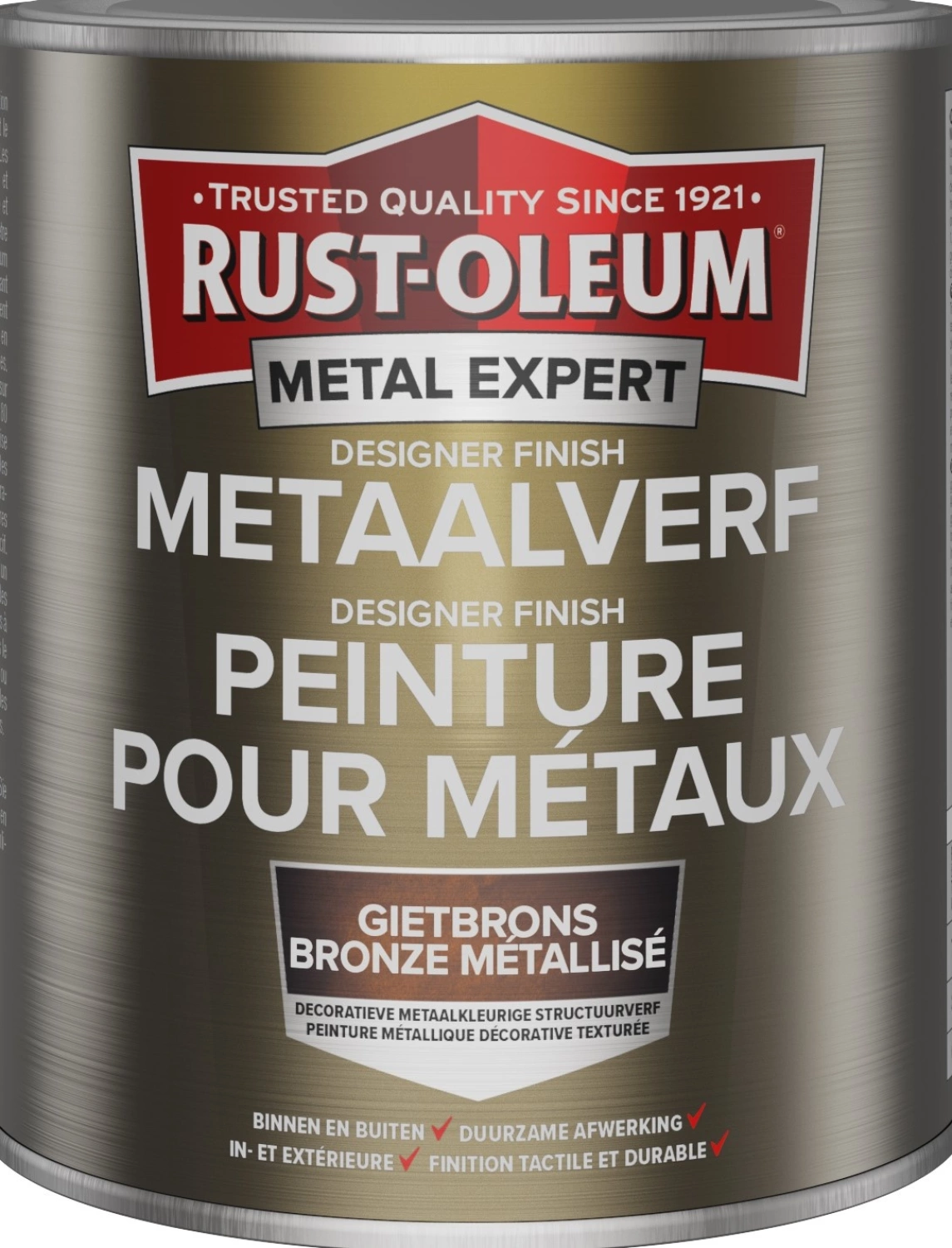 Rust-Oleum Designer Finish - Gietbrons - 0,75L