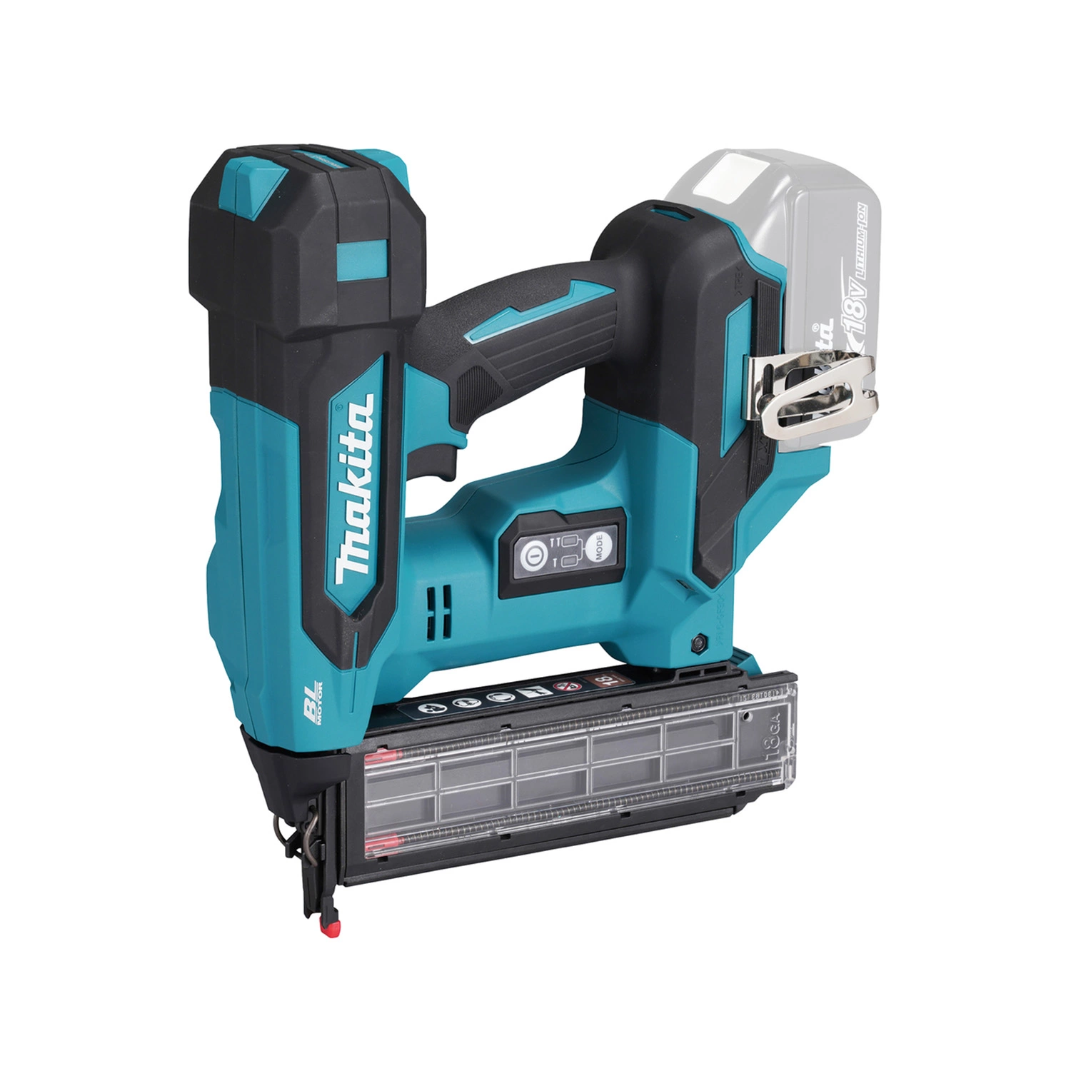 Makita DBN501ZJ 18V Li-ion Accu Brad Tacker Body In Mbox - 15-50mm - 18 Gauge thumbnail 3