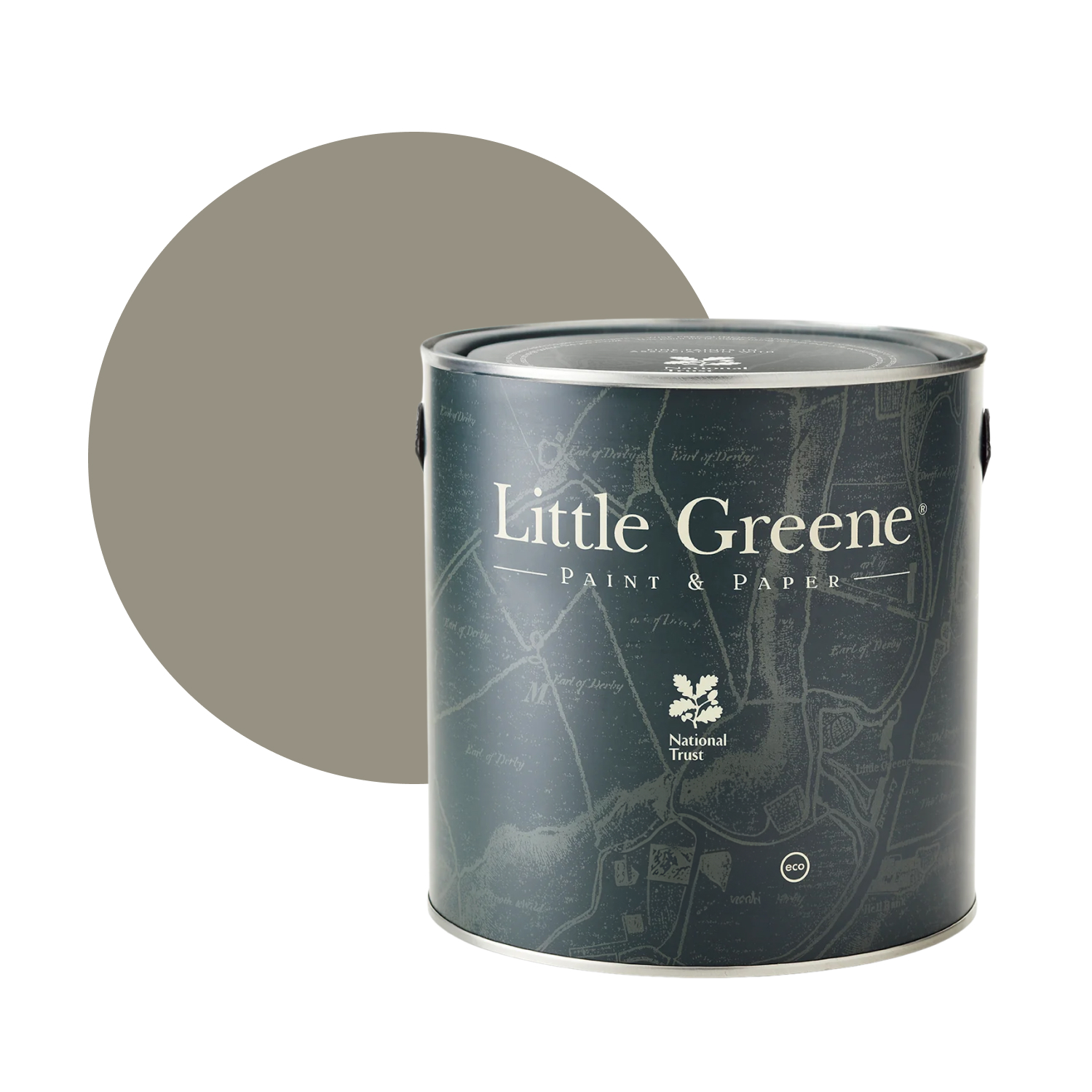 Little Greene Interior Oil Eggshell - Lead Colour No. 117 - 2,5L