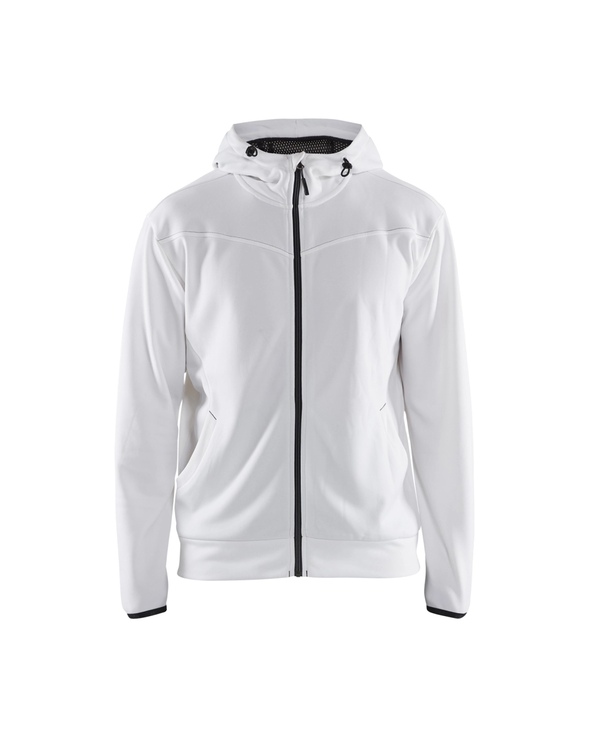 Blåkläder 3363 Hoodie Met Rits - Wit/donkergrijs - XXXL