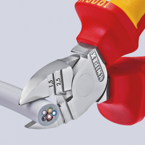 Knipex 1426160 Afstrip-zijsnijtang - 160mm - Detailed view of the product