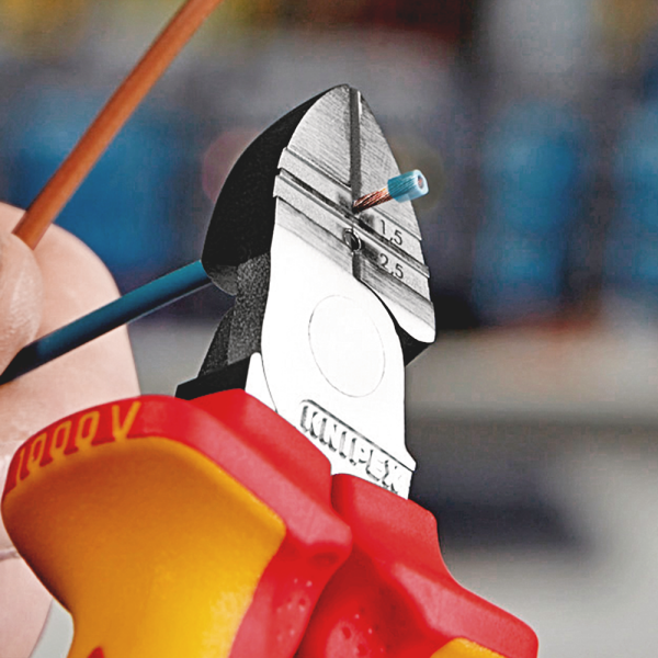 Knipex 1426160 Afstrip-zijsnijtang - 160mm - Detailed view of the product