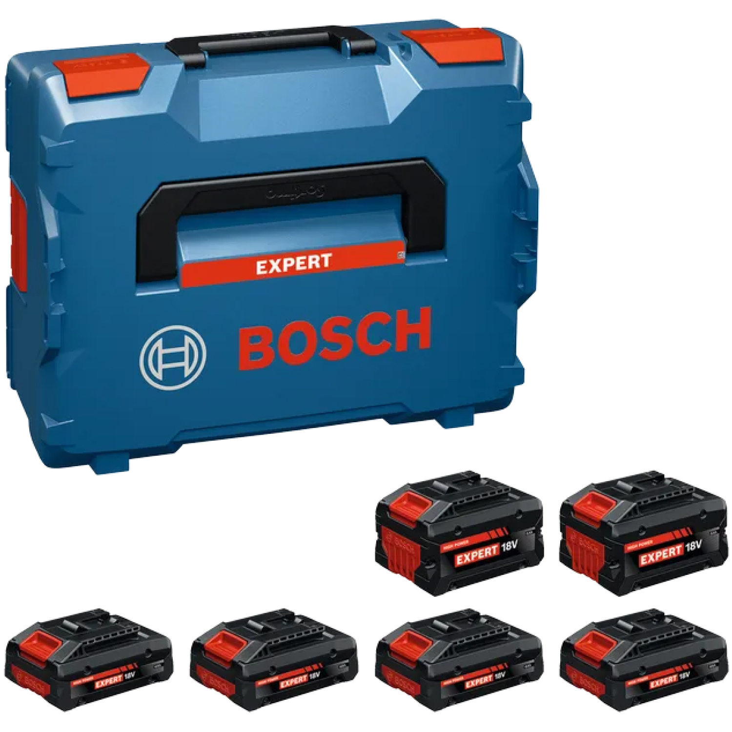 Bosch EXBA18V 18V 4 X 4.0Ah / 2 X 8.0Ah Li-ion Accu (6st)