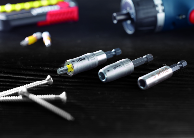 Wiha 7148 CF CentroFix Force Snelwisselhouder, Magnetisch, Vorm E 6,3 - 1/4"X 60mm - Detailed view of the product