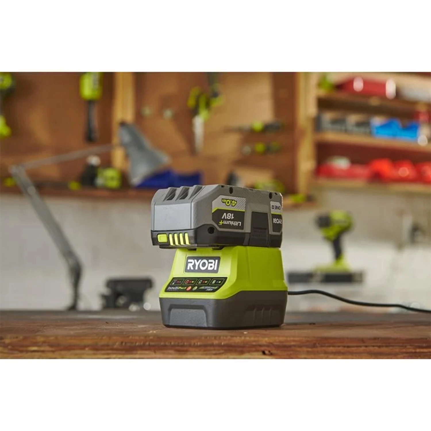 Ryobi RC18120-140X ONE+ 18V 1x 4.0Ah Lithium+ Accu En Lader thumbnail 2