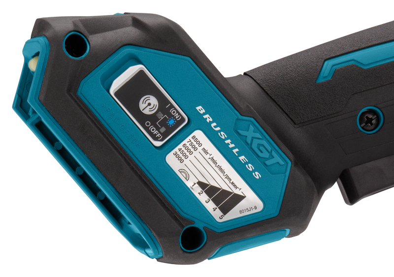Makita GA032GZ XGT 40V Max Li-ion Accu Haakse Slijper 125 Mm Body - Detailed view of the product