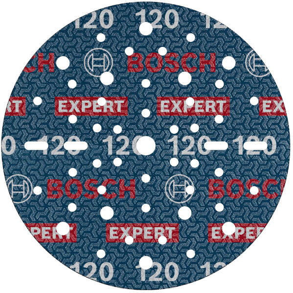 Bosch 2608902451 EXPERT Schuurschijf O780 Met Film Onderlaag - 150 Mm - K120 (50 Stuks)
