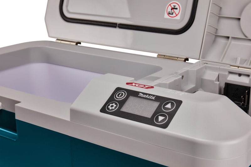 Makita CW001GZ01 Li-Ion Accu Vries-/koelbox Met Verwarmfunctie Body - 20L - Detailed view of the product
