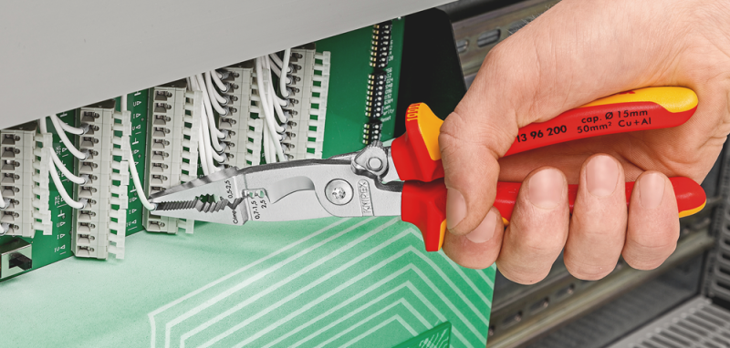 Knipex 1382200 Installatietang - Elektro - 200mm - Detailed view of the product