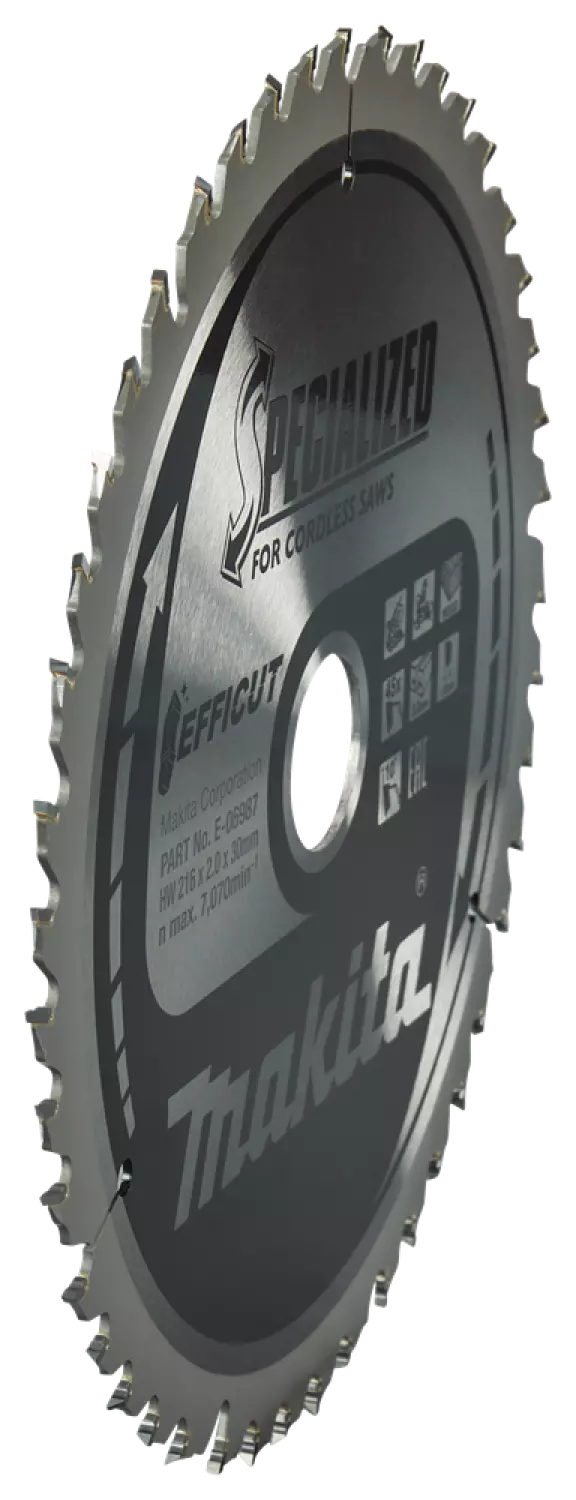 Makita E-06987 Efficut Cirkelzaagblad Hout - 216x30x2,0mm 45T thumbnail 2