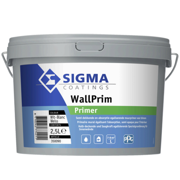 Sigma Wallprim - Wit - 2,5L afbeelding
