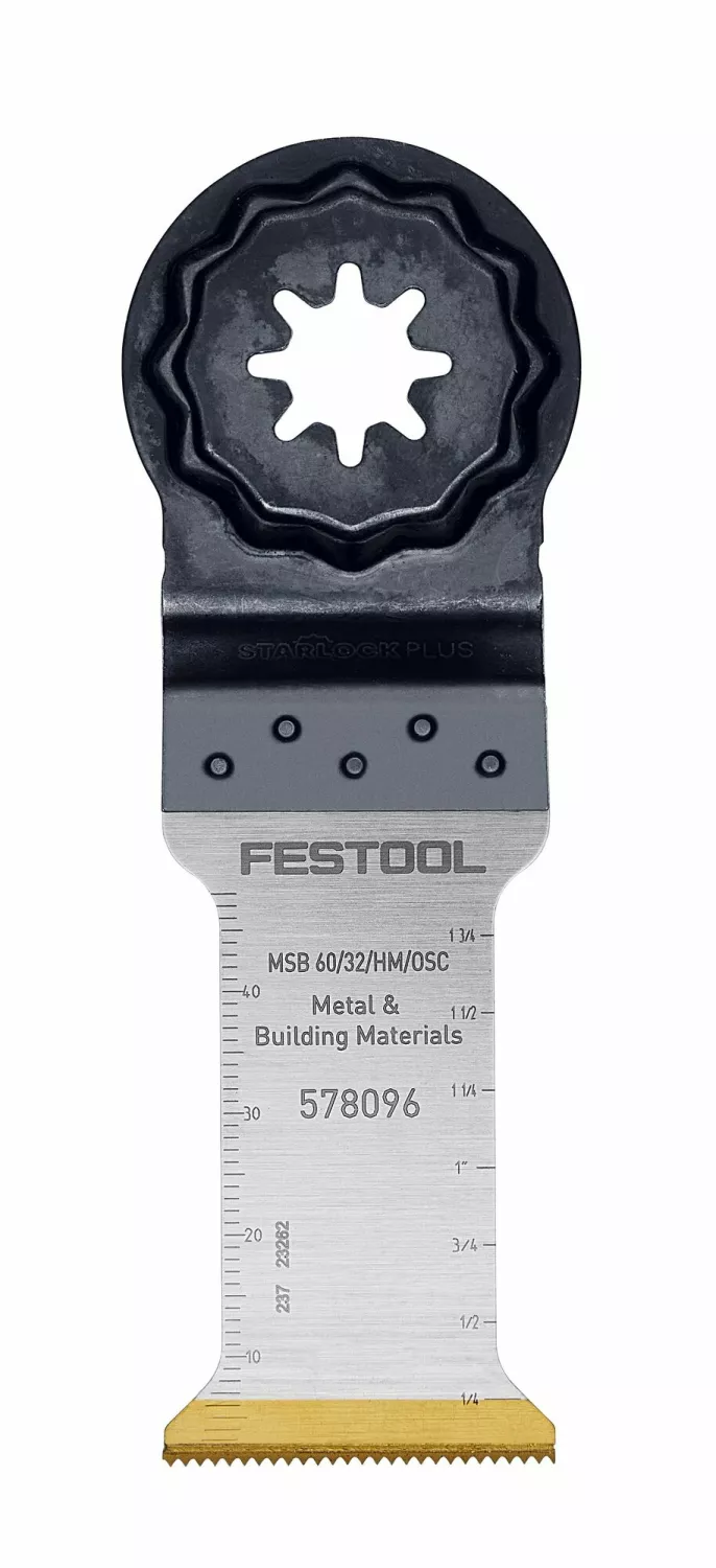 Festool 578096 Hardmetalen Invalzaagblad MSB 60/32/HM/OSC - 32mm
