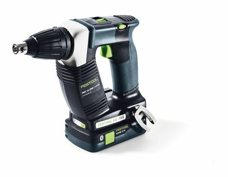 Festool DURADRIVE DWC 18-2500 HPC4,0 I-Plus 18V Li-Ion Accu Bandschroefmachine Set (2x4,0Ah) In Systainer - 18Nm - 55mm - Koolborstelloos - Detailed view of the product