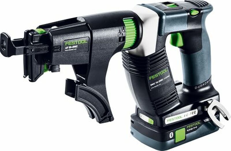 Festool DURADRIVE DWC 18-2500 HPC4,0 I-Plus 18V Li-Ion Accu Bandschroefmachine Set (2x4,0Ah) In Systainer - 18Nm - 55mm - Koolborstelloos