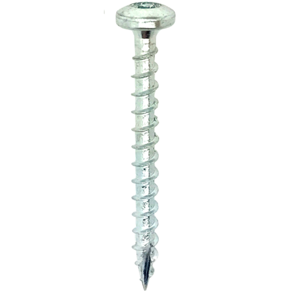 Woodies 61650401 Ultimate Spaanplaatschroef - TX30 - 5.0 X 50mm - Cilinderkop - Voldraad - Verzinkt (200st)