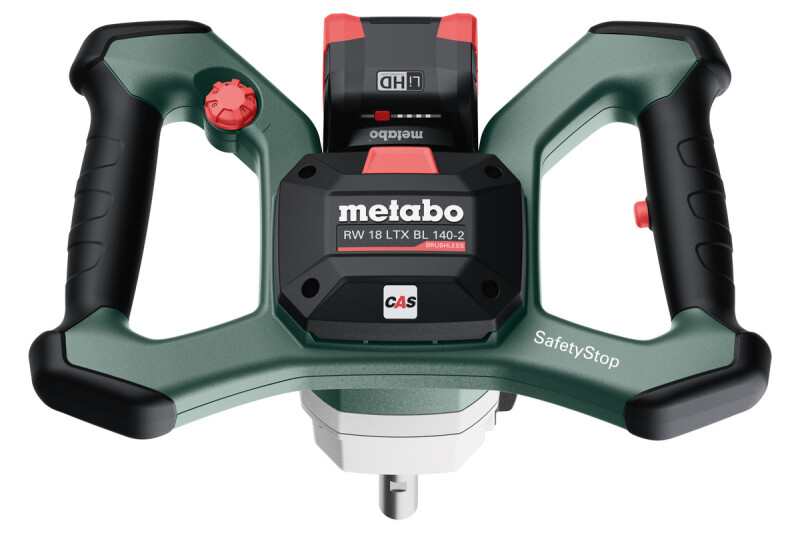 Metabo RW 18 LTX BL 140-2 18V Li-ion Accu Mixer Body - 140mm - Detailed view of the product