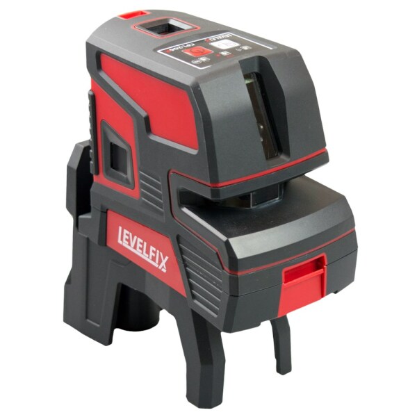 Levelfix CL202R Zelfnivellerende Kruislijnlaser In Tas - Rood - 40m - Detailed view of the product