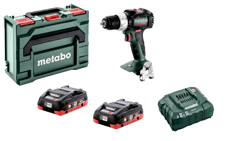 Metabo BS 18 LT BL 18V LiHD Accu Boor-/schroefmachine Set (2x 4,0Ah Accu) In MetaBOX - Koolborstelloos EAN: 4007430334732