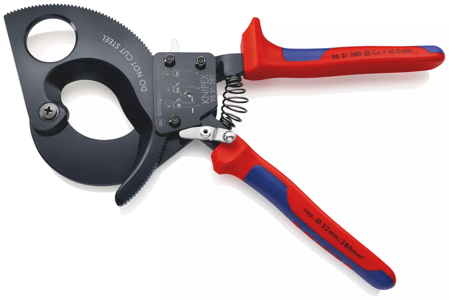 Knipex 9531280 Kabelschaar Ratelprincipe - 280mm thumbnail 2