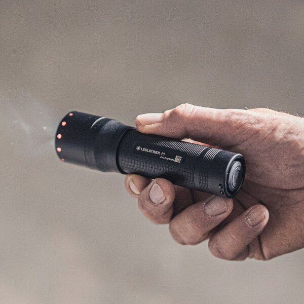 Ledlenser P7 LED Zaklamp - IP54 - 650Lm - Detailed view of the product