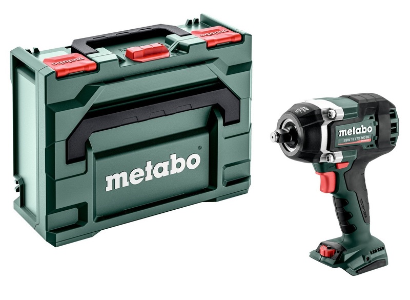 Metabo SSW 18 LTX 800 BL 18V Li-ion Accu Slagmoersleutel Body In Metabox - 800Nm EAN: 4061792228726