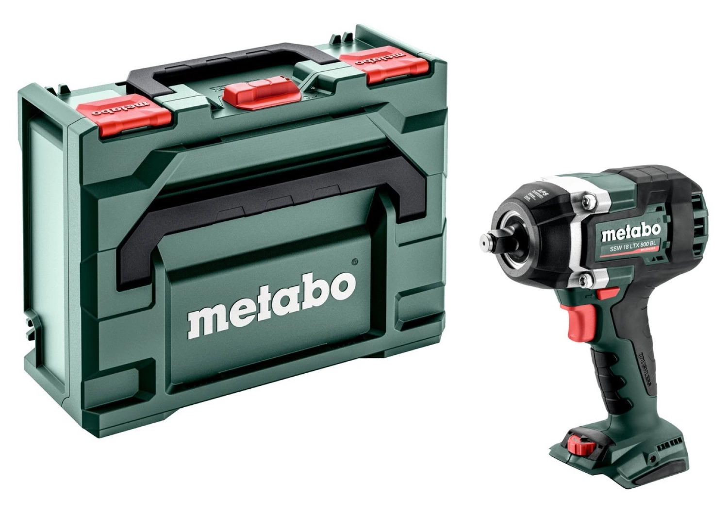 Metabo SSW 18 LTX 800 BL 18V Li-ion Accu Slagmoersleutel Body In MetaBOX - 800Nm