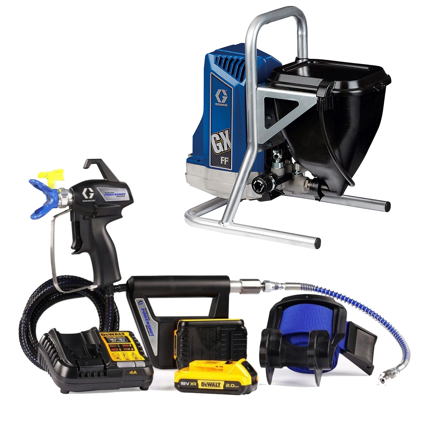Graco GX FF Airless 17G184 Met Powershot afbeelding 1
